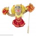 Melissa & Doug Cheerleader Puppet With Detachable Wooden Rod for Animated Gestures B000AD5AXY
